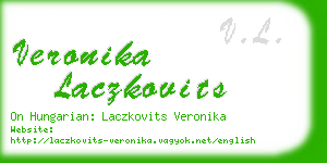 veronika laczkovits business card